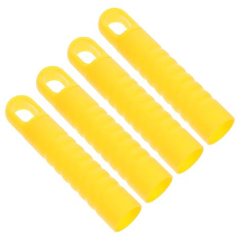 VICASKY 4pcs Mop Handle End Cap Mop Rod Handles End Sleeve Replacement Grips for Broom