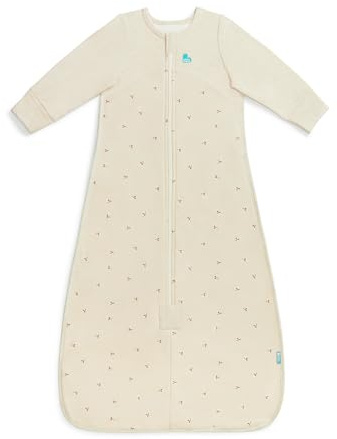 Love To Dream™ Schlafsack, 6–18 Monate – Twigs Oatmeal | Langärmlig, tragbare Decke | Integrierte Steppdecke | 1,5 Tog, ideal ganzjährig 18–22 °C | Maschinenwaschbar, Fleece & Reißverschluss