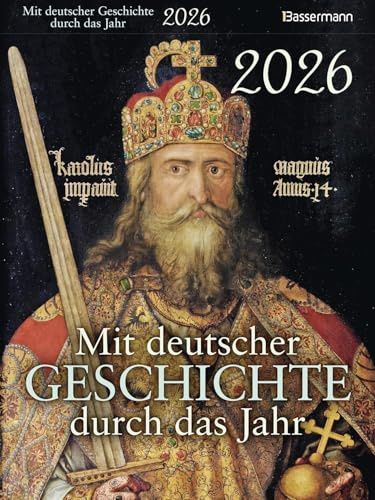 Mit deutscher Geschichte durch das Jahr - Abreißkalender 2026 - Jeden Tag ein bisschen schlauer! - Bassermann-Verlag - Wandkalender - 16,5 cm x 22 cm
