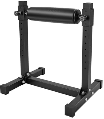 LKHDONG Squat Rack Bulgarian Split Squat Stand Gamba Singolo Leg Squat Roller con regolazione in altezza a 9 livelli, per squat bulgaro