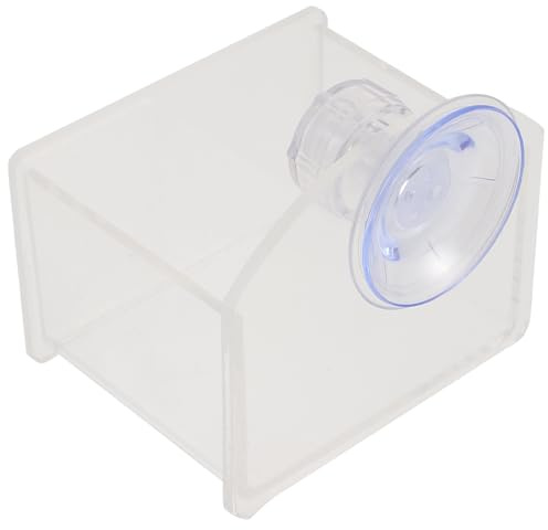Toddmomy Comedero para Tortugas y Reptiles Acrílico Transparente, Cuenco Automático para Suministro de Agua Potable, Tamaño Adecuado para Lagartos y Anfibios, Accesorio Práctico