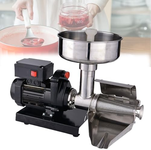 Colino elettrico per pomodori e salse, 220 V, 450 W, in acciaio inox, per marmellate fatte in casa e spremitura di frutta