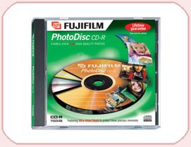 Fujifilm PhotoDisc CD-R 700MB, 10-PK - CD-RW vírgenes (10-PK, 700 MB, 120 mm, 1,2 m/s, 1,5 cm, 4,47 cm, 1,5 µm)