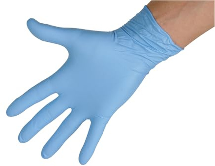 Kerbl - Guantes de nitrilo Desechables (sin Polvo, 100 Unidades), Talla L