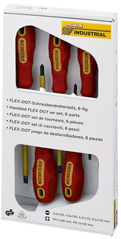 PROXXON 22630 VDE Schraubendreher Schlitz+PZ, 6-teilig