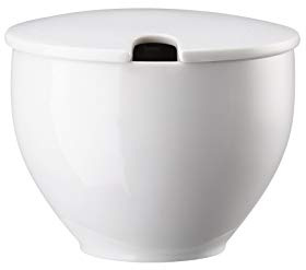 Rosenthal Junto Weiss Zuckerdose mit Einschnitt