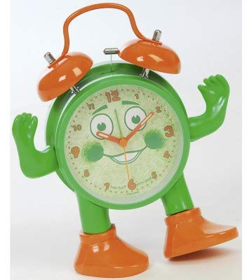 SELVA TickiTack Kinderwecker - Doppelglocke - Grün - 21 x 16 x 6 cm