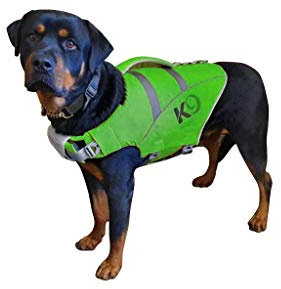 Westcoast K9 AquaFloat (XL, Limettengrün), professionelle Hundeschwimmwesten, für den regelmäßigen Einsatz in Pools und für Spaß auf dem Wasser