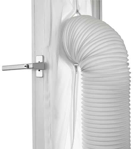 Duux Coolseal Universelles Fensterabdichtungsset für Mobile Klimageräte | 4m Umfang | Klettverschluss