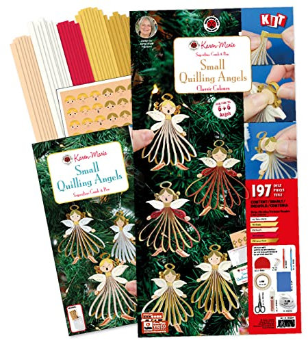 Karen-Marie Quilling-Set Angels mit 195 Papierstreifen