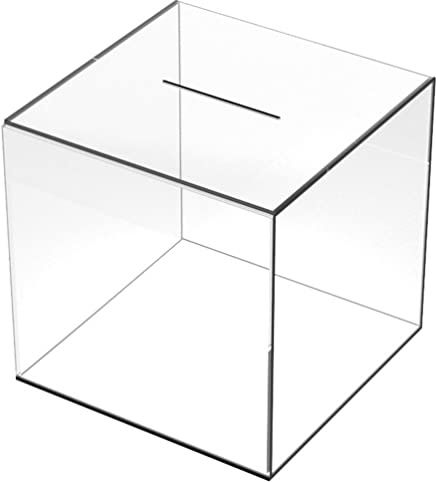 Alipis Transparente Spardose Aus Acryl 4.72 Zoll Würfelförmiger Desktop-Sparschwein Kompakter Münzbehälter Für Kinder Und Erwachsene Haushalt Und Büro
