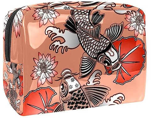 Carpa Japonesa Neceser de Viaje Organizador de cosméticos para Mujeres