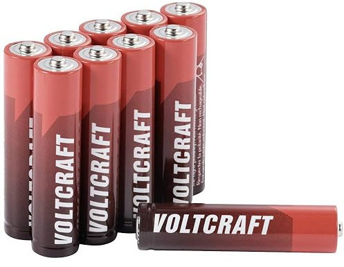 VOLTCRAFT Industrial LR03 Micro (AAA)-Batterie Alkali-Mangan 1350 mAh 1.5V 10St.
