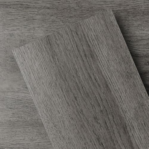 GreenFullHouse Baldosas adhesivas de suelo de vinilo, efecto madera, despegables y adhesivas, baldosa de suelo resistente al fuego para oficina, comedor, pasillos, 2.0 mm de espesor, 36 losetas (5.02