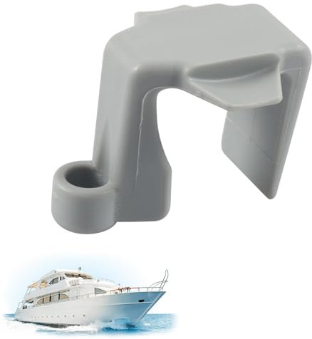 Schutzblech-Clip, Bootsschiene, Schutzblech-Clips – Stoßstangen-Bojen-Aufhänger/Halter, Klammer-Klemme für Ponton-Bootsschiene für Bootsleinen / Seile bis zu 1,9 cm im Durchmesser