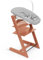 Sedia Tripp Trapp di Stokke (Terracotta) con Newborn Set - Per neonati fino a 9 kg - Confortevole, sicuro e facile da usare
