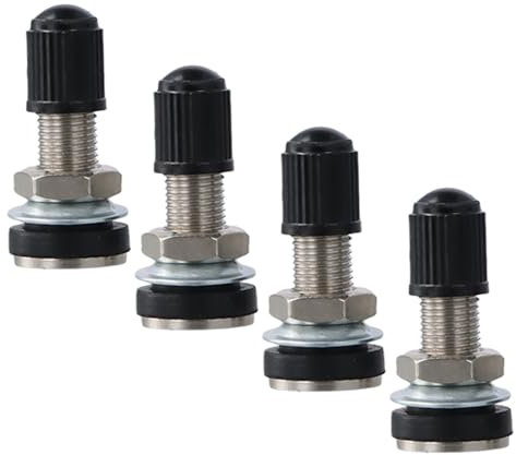 4 Pcs Tire Valve, 32mm x 15mm, Tubeless Valve, Durable Tire Accessories, Tire Valve Motor Bike Kit, for Car Motorcycle Tyres