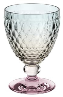 Villeroy & Boch - Boston Pearl bicchiere da vino rosso colorato e brillante, lavabile in lavastoviglie, bicchiere da vino, bicchiere da vino rosso, bicchiere colorato, bicchiere originale, cristallo
