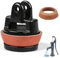 MIGUBIGU 1 Pièce Piston Pompe 90 mm Type 75 et Rondelle, Joint de Piston pour Pompe à Main, Joint Pompe a Bras