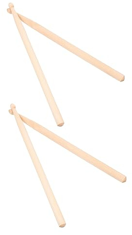 Kinder Ahorn Drumstick 295x14mm, 2 Paar, Khaki | Schlagzeugzubehör, Trommelstöcke für Kinder und Erwachsene, Praktische Ausführung