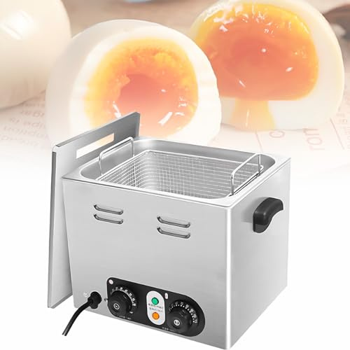 Cuociuova professionale da 45 pezzi, con cestello a rete, grande capacità, controllo della temperatura e timer, teglia per cuocere le uova in camicia per ristorante