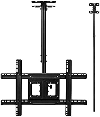Ceiling TV Mount Bracket for 26 65 Inch TVs Height Adjustable and Full Motion rts Flat and Curved TVs Up to 50kg Multifunctional TV Stand