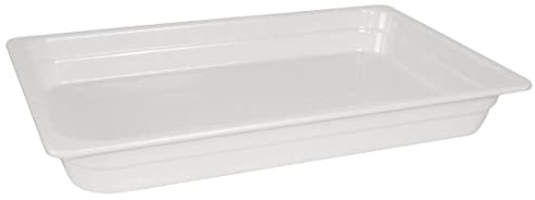Kristallon Melamine Gastronorm Dish 65mm. 1/1GN. White. Box Quantity: 1.
