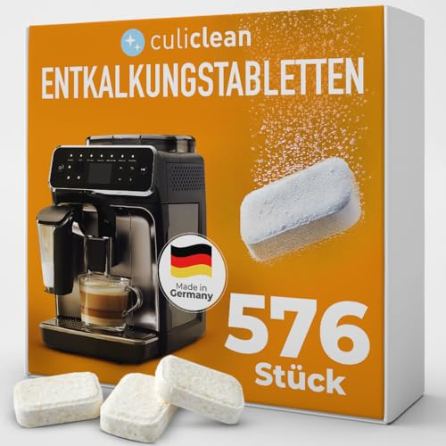 culiclean Entkalkungstabletten, Made in Germany, 576 Stück