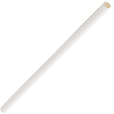 Solid Paper Cocktail Straws White 5.5inch-Pack of 250