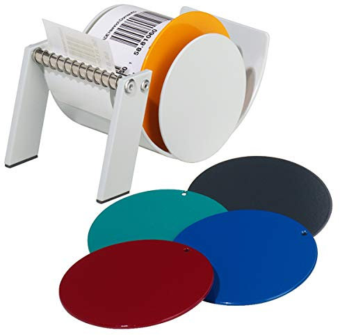 HADE Etikettenspender/Haftetikettierer Tischgerät OFFICE - Metall - Manuell - 121060 - Büromaterial / Etikettenspender