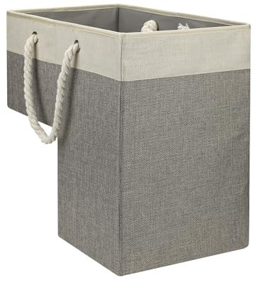 Cestino per Scale, 41x26x41 cm Cestino per Scale Multifunzionale Portaoggetti Portaoggetti con Manici in Corda Cestino per Gradini Pieghevole per Ufficio Domestico