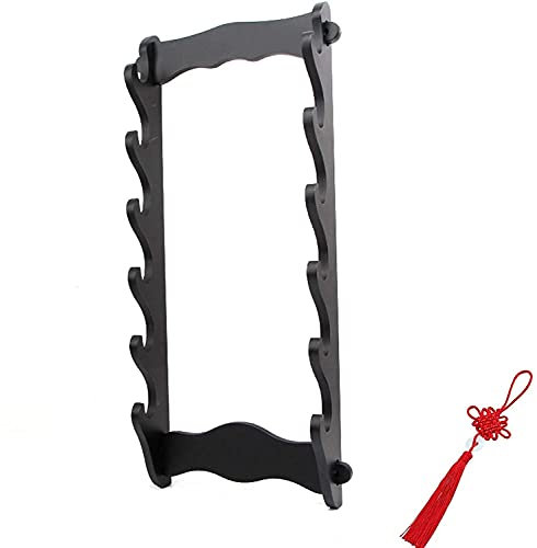 Desktop-Zubehör Waffenständer Haken Schwerthalter Waffenständer Kampfsport Samurai Schwert Katana Halter Ständer Dispaly Schwertständer (Farbe: A) (E) Schwertständer (D)