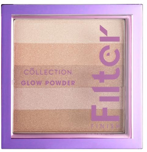 Collection Cosmetics Filter Finish Glow Powder, Bronzer Kit, 10g