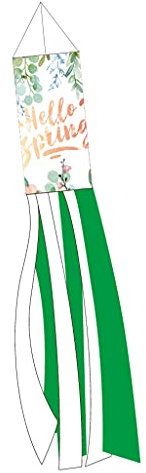 Frühlings-Windsack, Garten für Innenhof, Dekoration, Wetterfahne, Haartrockner, Gartendekoration