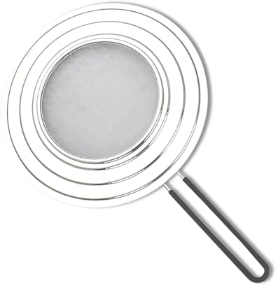 Pluuttiem Spritzschutz Pfannen: 30cm Silikon Spritzschutz für Bratpfanne, Pfannen Spritzschutz, Universal Pfannen Spritzschutz