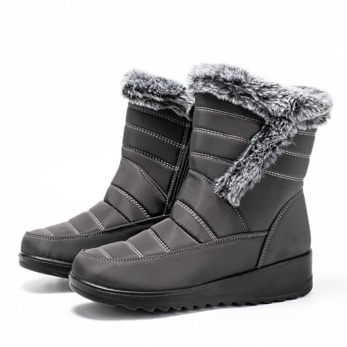 VERROL Femme Bottes de Neige Fourré Chaude Confort Légères Chaussure Hiver Chaude Bottes Extérieur Antidérapantes