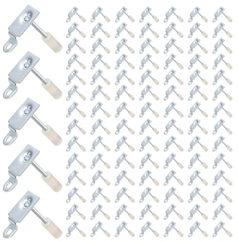 100 Pezzi Chiodi per Sparachiodi, Resistenti e Facili da Usare, Chiodi per Tetti, Ampia Gamma di Applicazioni, Set di Chiodi per Tetti, per Superfici in Legno, Cemento e Metallo (Argento)
