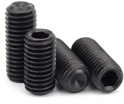 5–50 Stück M3 M4 M5 M6 M7 M8 M10 M12 Feingewinde Schwarz 12.9 Stahl Sechskant Innensechskant Kopfschraubensatz Bolzen(25pcs M5x0.5x12)