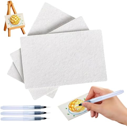 Puffy Paint Paper – 20 Blatt 3D-Bastelpapier, Malzubehör Mit Stift, Puffy-Stifte, Aquarellstifte, Kreatives Kunstset Für Kinder, Geburtstagskarten, Reiseprojekte, Lustige Bastelaktivitäten