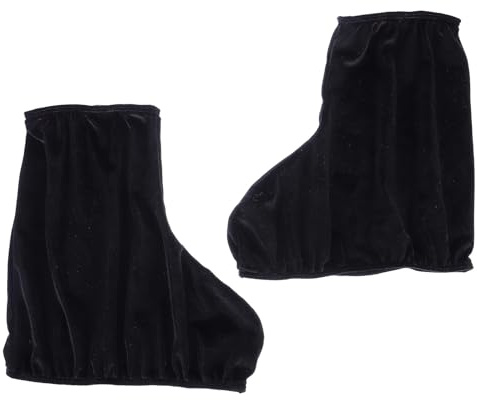 WOFASHPURET Copriscarpe da Skate Elasticizzati Nero, Protezioni per Pattini da Ghiaccio e Roller, Accessori Antigraffio e Durevoli per Pattinaggio Artistico a Rotelle