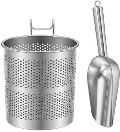 Pala de hielo para el congelador, pala de hielo de acero inoxidable con soporte, pala de cubitos de hielo para la máquina de cubitos de hielo | Para cubitos de hielo, cocina, hogar, frigorífico