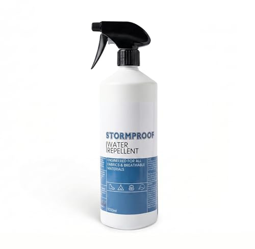 Stormproof Durable Water Repellent 1 Liter Spray Bottle - Protect Your Outdoor Gear, Tents, Coats, Boots Quickly and Easily