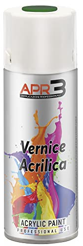 APR3 S4006001 - Smalto Acrilico Spray Multiuso, Verde Smeraldo, 400 ml, 1 Pezzo