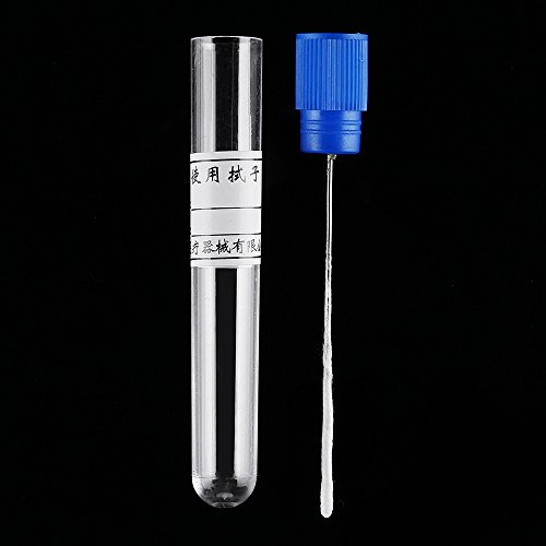 VIDOO 100 Pcs Einweg Kunststoff Sterile Testtube Amies Gel Schwabe Für Männliche Orale Urethral Probenahme 8,5Cm