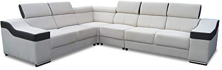 All4All Ecksofa mit Schlaffunktion Cleo - Eckcouch in L-Form - Sofa mit Bettkasten - Schlafsofa - Sofabett - Modern - Farbe Wählbar - Gewebe oder Kunstleder - Seite rechts 19