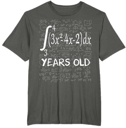 21e anniversaire 21 ans calcul intégrale mathématique cadeau T-Shirt