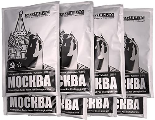 puriFERM 8X Mockba Turbohefe neutrale Hefe zum Destillieren 21% in 8 Tagen