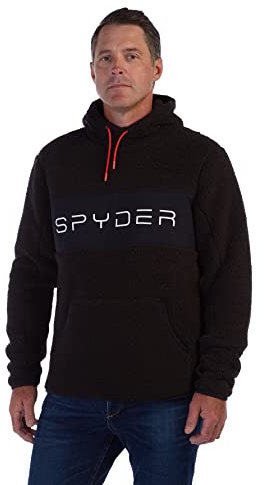 Spyder Herren Vista Hoodie Fleecejacke, Schwarz, X-Large