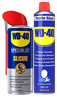WD-40 Multi-use 600ml & Silicone 400ml Bundle Pack