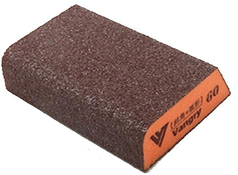 10PCS Angled Abrasive Sponge, Wet And Dry Dual-use, Washable And Reusable Sanding Block, Grinding Sponge Sanding Blocks Pad Sandpaper Polishing (Size : C-60grit)